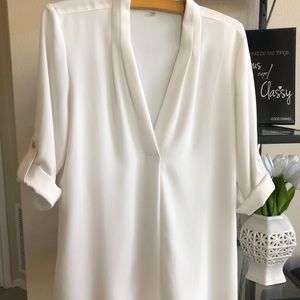 Off White Calvin Klein Shirt 3/4 Sleeves